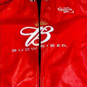 Dale Earnhardt leather reversible bomber jacket